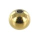 Roestvrij stalen (RVS) Kraal 8mm Goud